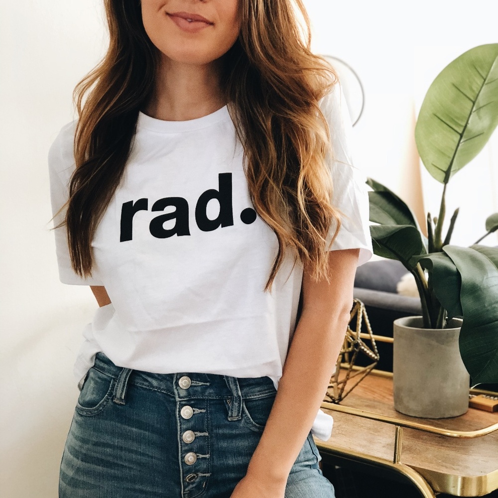 Rad Tee White
